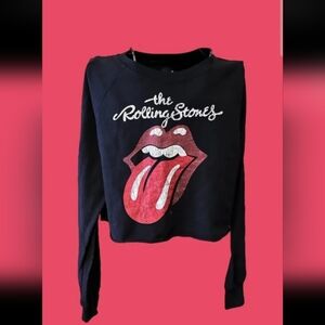 Rolling Stones crop sweater